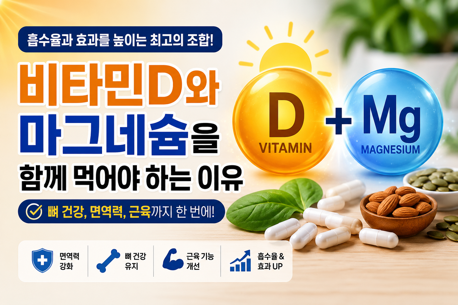 비타민D와 마그네슘 썸네일