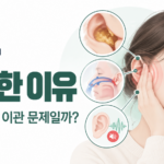 귀 먹먹한 이유, 귀지 막힘과 이관기능장애 구분